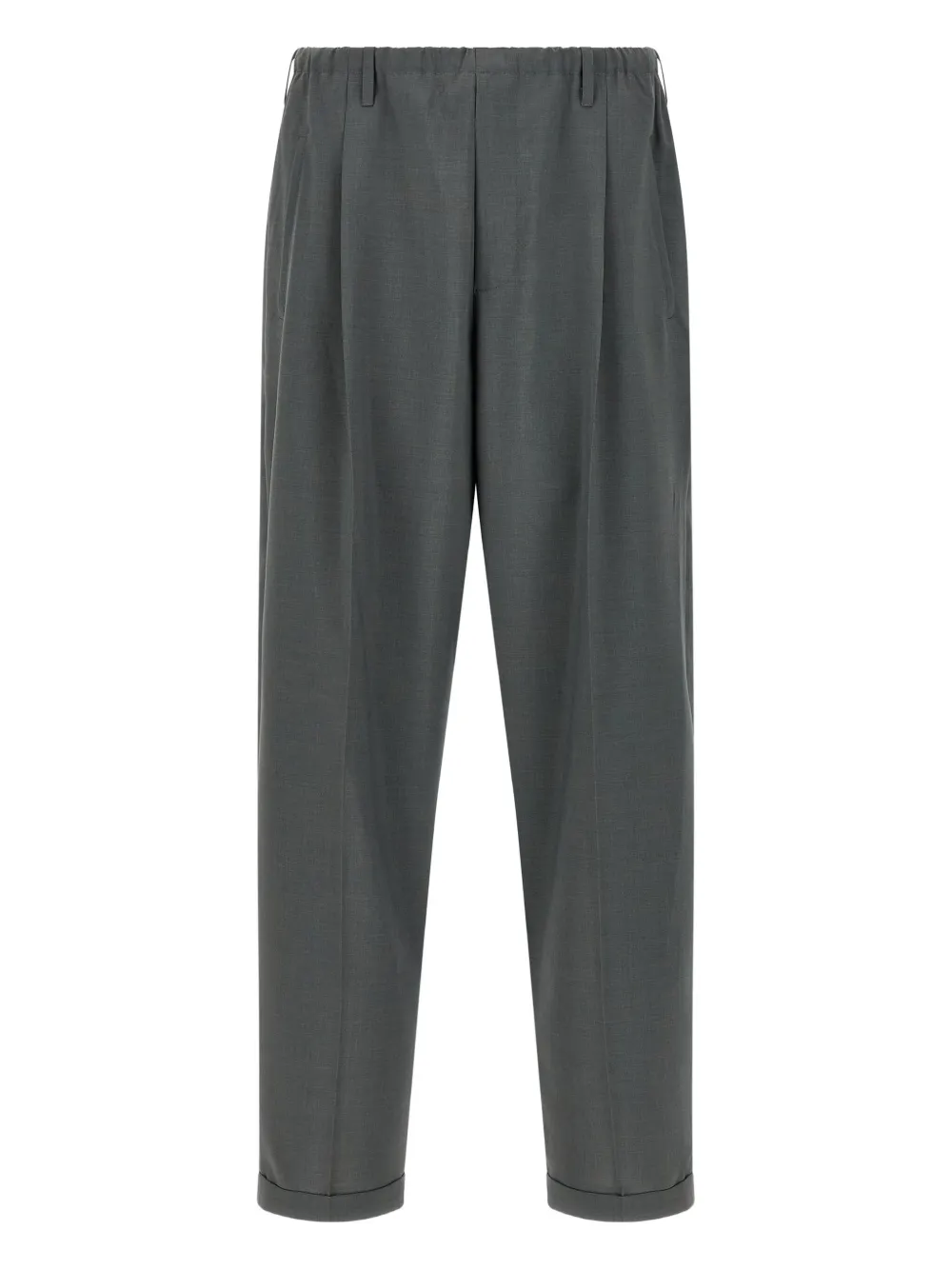 Magliano pleated-front turn-up trousers | Grey | Image 1