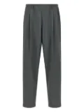 Magliano pleated-front turn-up trousers - Grey