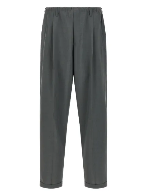 Magliano pleated-front turn-up trousers
