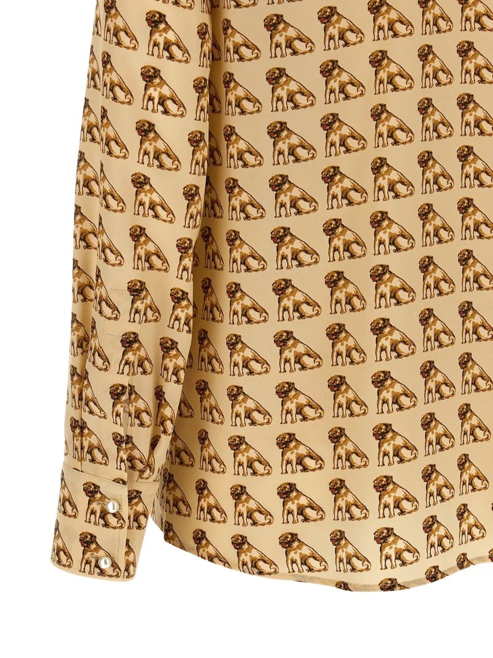 Valentino Garavani Blouse met Petit Charles-print Bruin