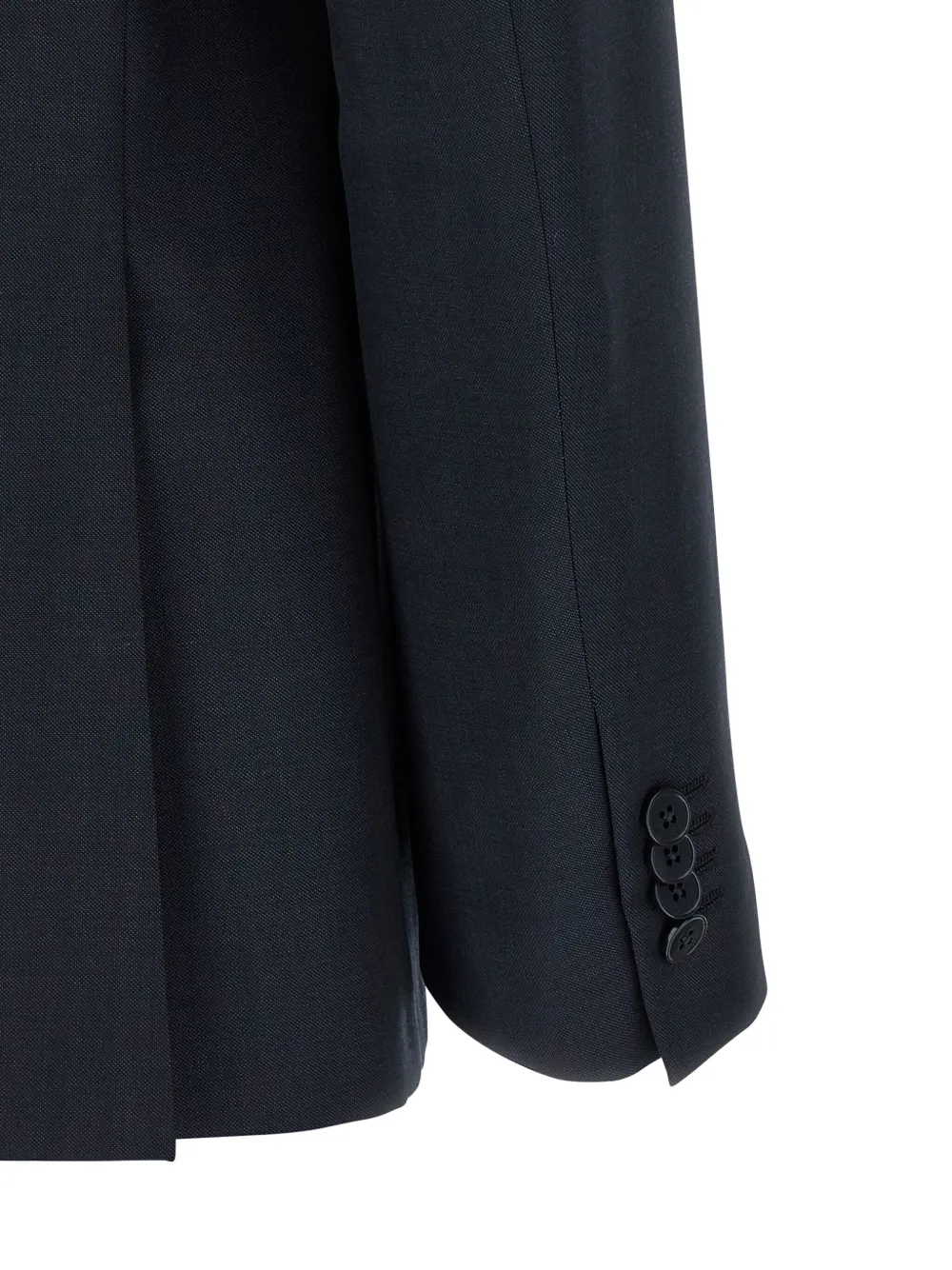 Zegna Wollen geplooid pak Zwart