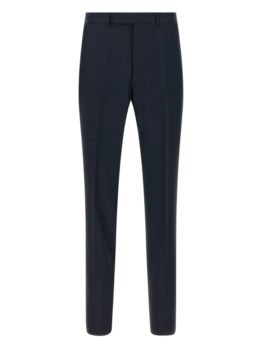 Zegna pressed-pleat wool suit - Nero