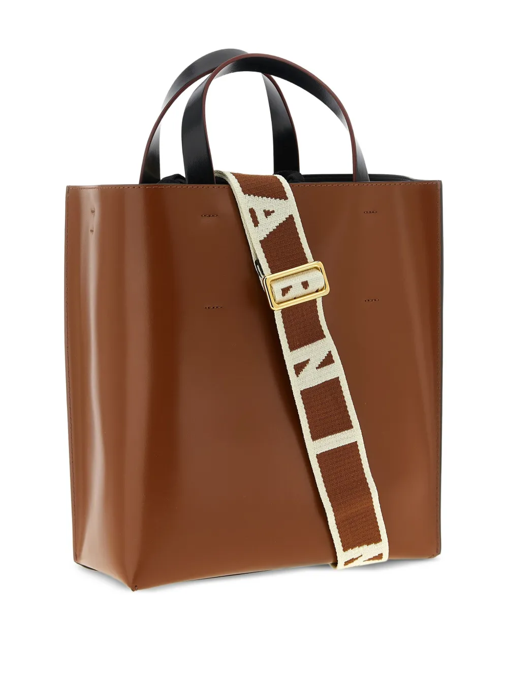 Marni small Museo logo-stamp tote bag | Image 2