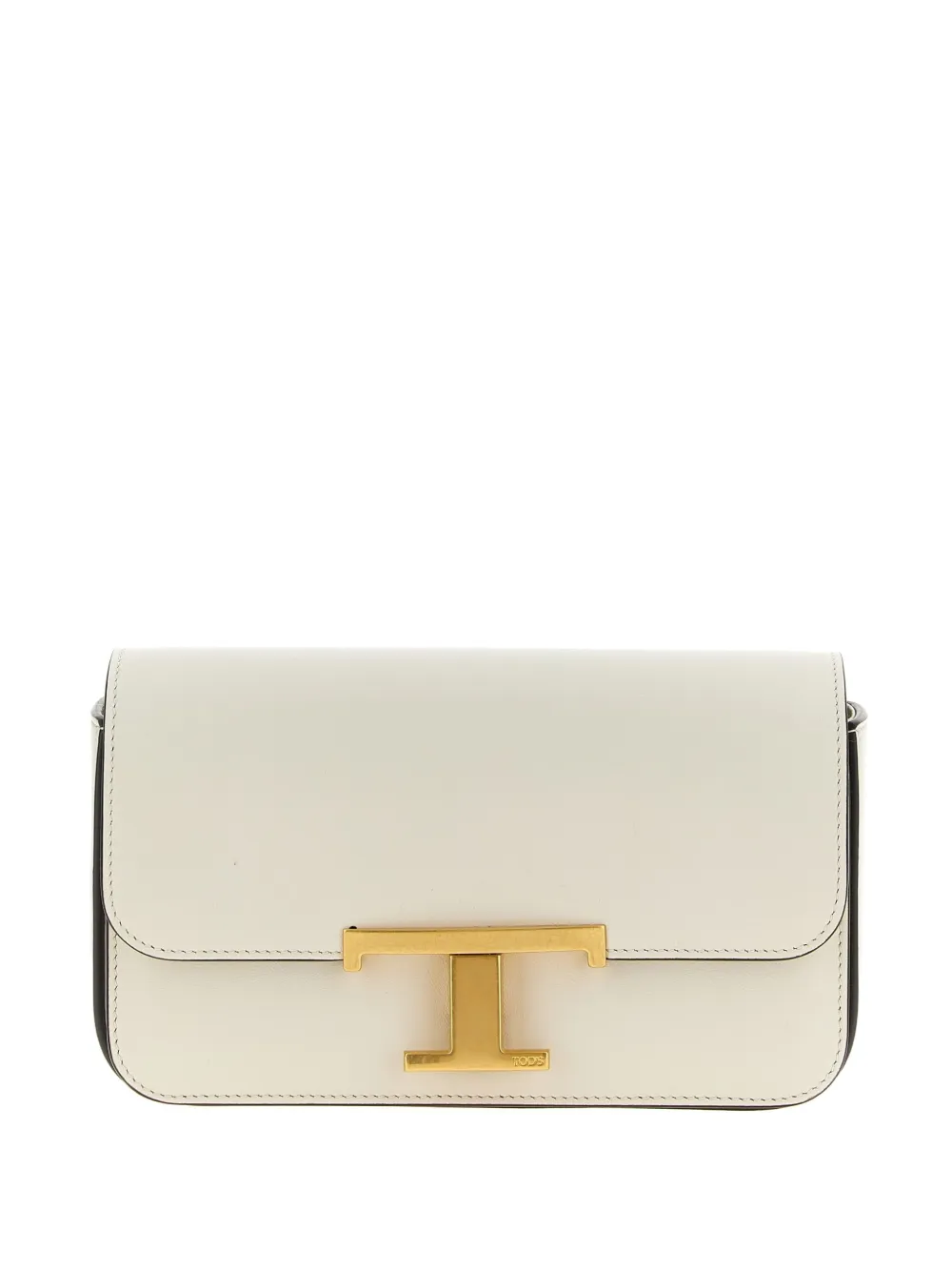 Tod's Mini T-timeless Flap Crossbody Bag In Neutral