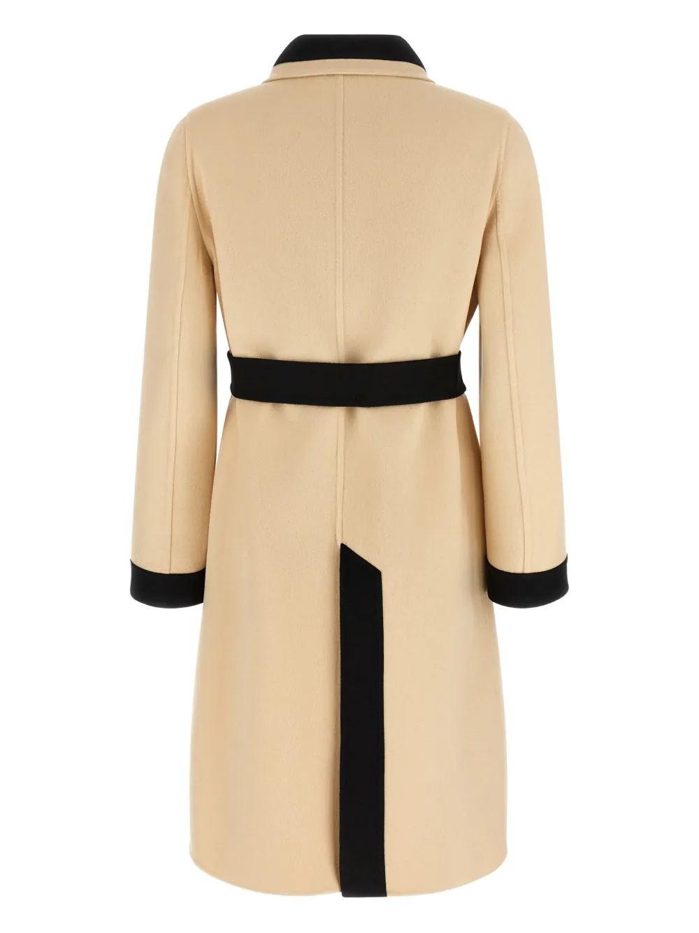 Valentino Garavani Jas met contrasterende afwerking en ceintuur Beige