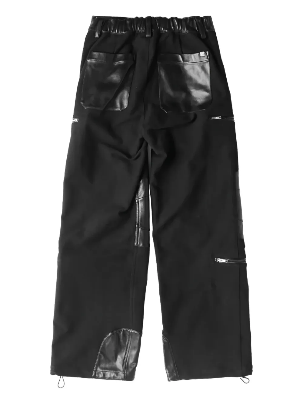 Helmut Lang Leren broek - Zwart