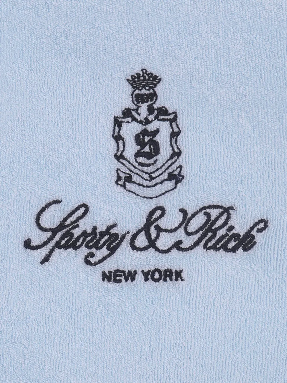 Sporty & Rich Shorts met geborduurd logo Blauw