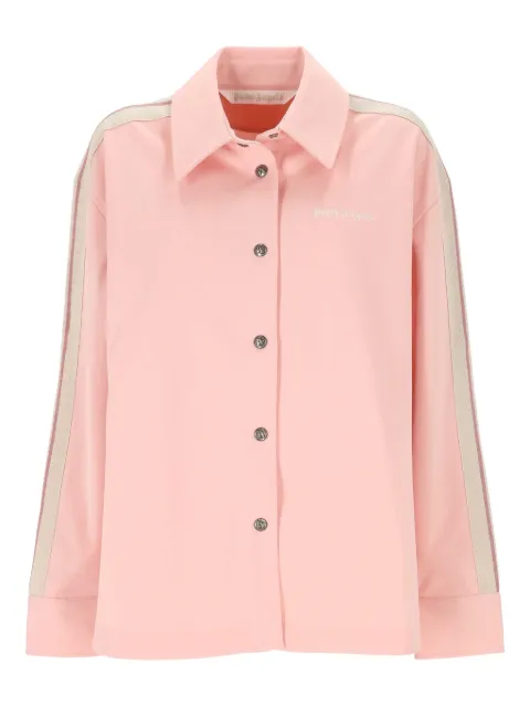 Palm Angels camisa bordada a rayas