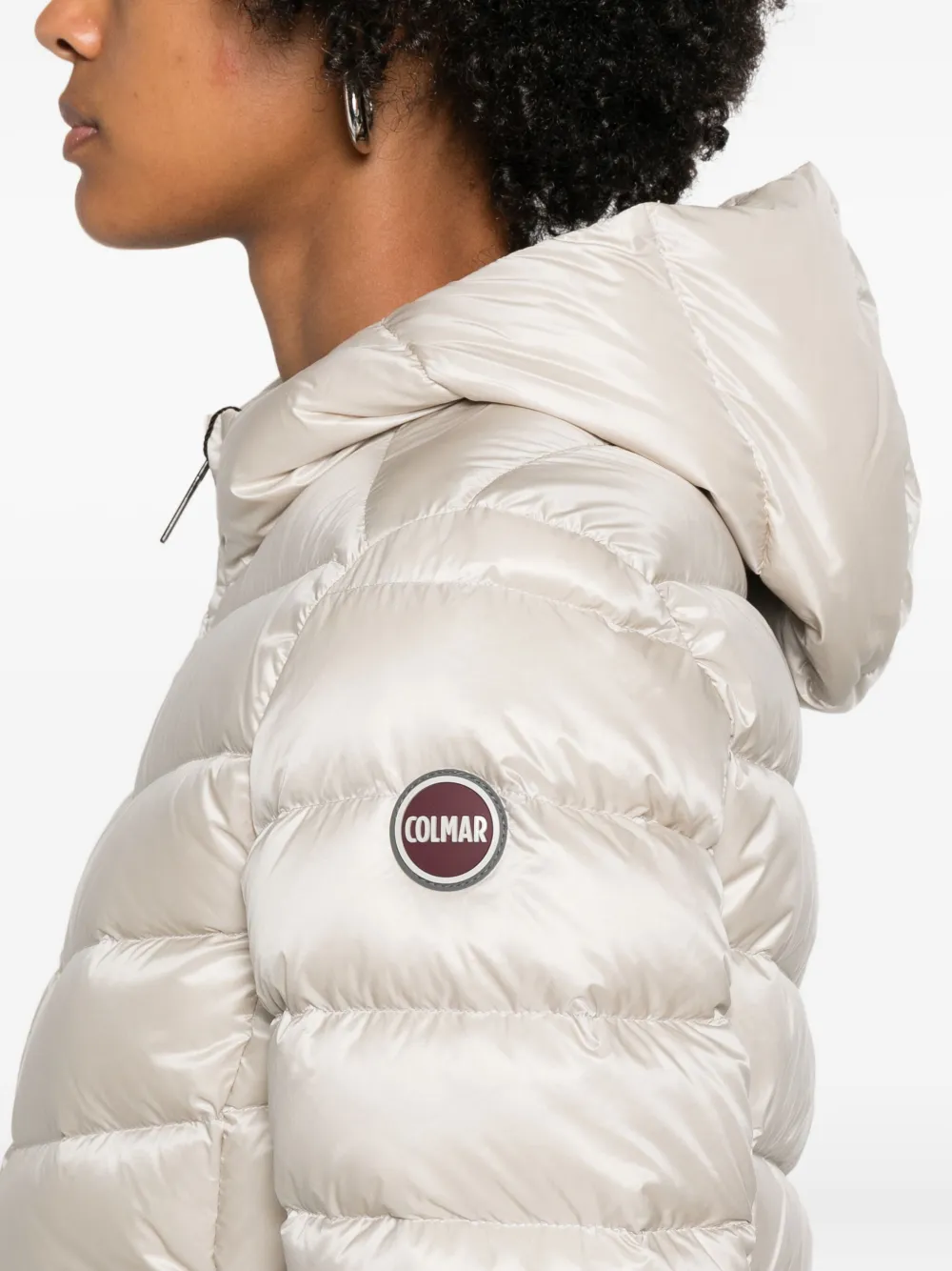 Colmar Hooded Quilted Jacket In White