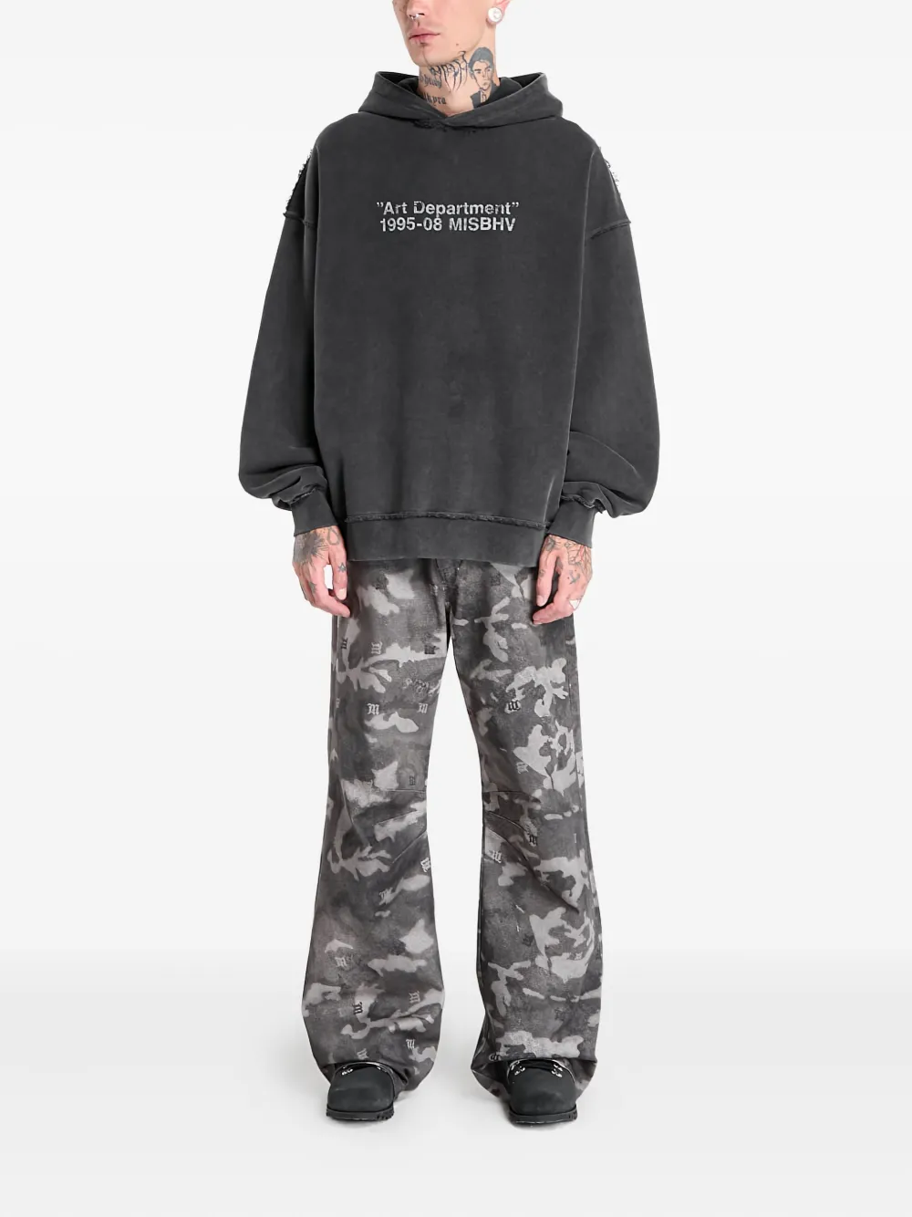 MISBHV frayed-hem hoodie | Hoodies | Image 2