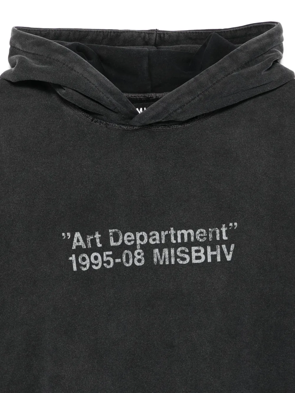 MISBHV Hoodie met franje afwerking Grijs