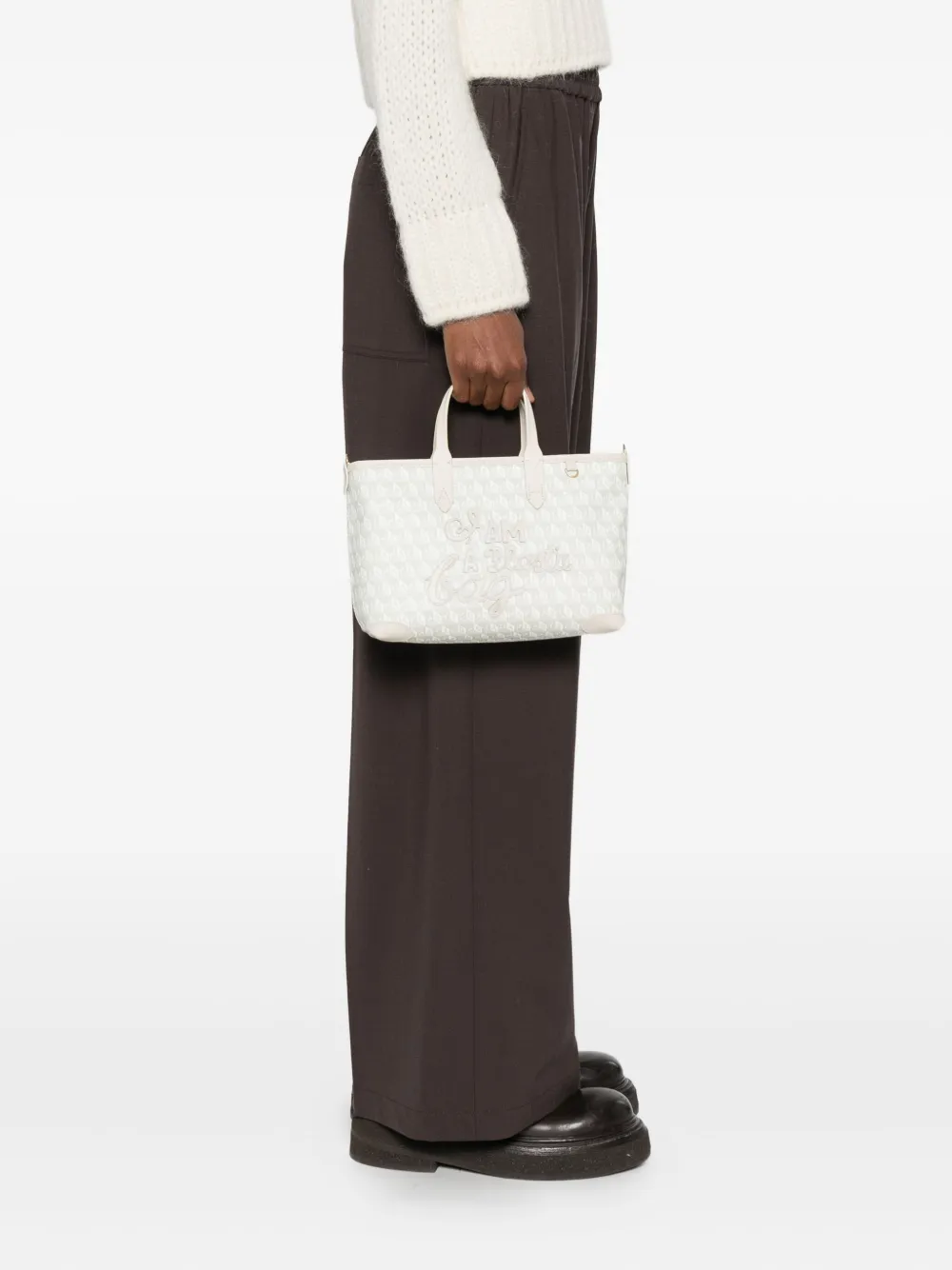 Anya Hindmarch I Am A Plastic Bag XS tote bag - Beige