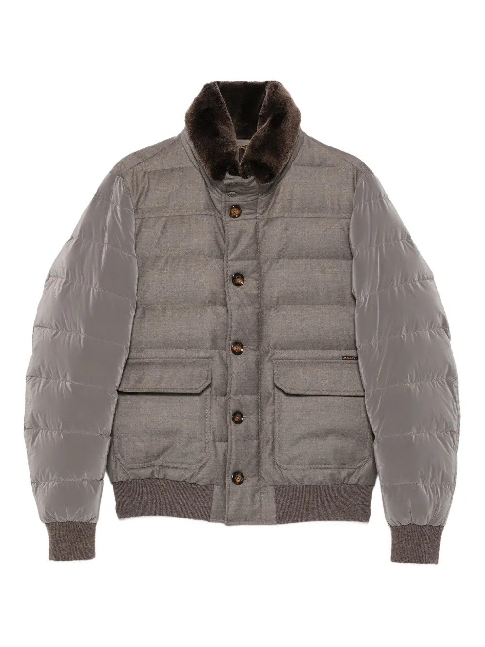 Moorer Fantoni quilted jacket | Grey | Image 1