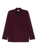 MRZ double-breasted virgin wool blazer - Red