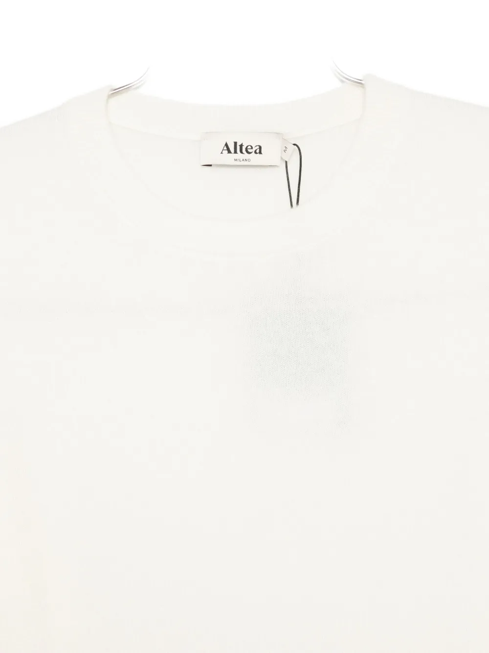 Altea Cashmere Crew-neck Sweater In White