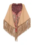 Pierre-Louis Mascia fringed paisley shawl - Neutrals
