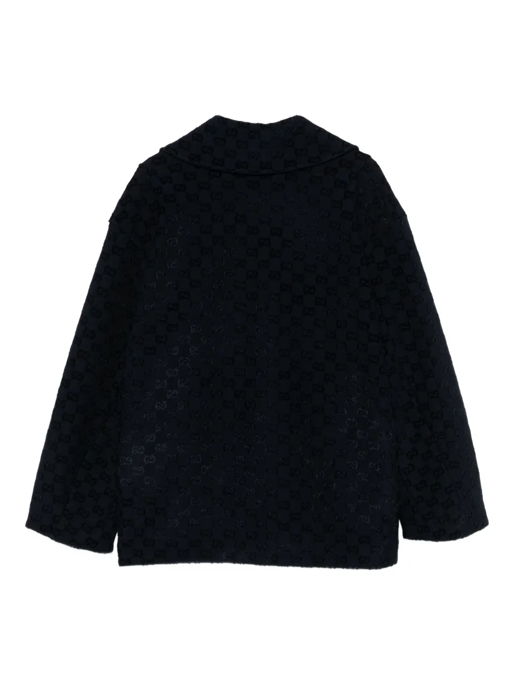 Gucci Kids GG-pattern Peter Pan-collar jacket | Teen Blazers | Image 2