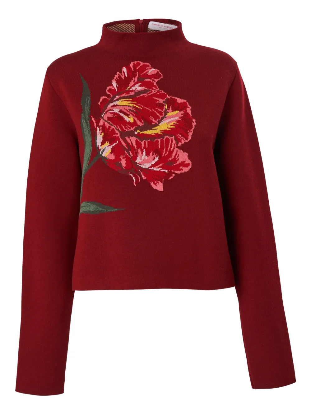 Carolina Herrera Cropped top Rood