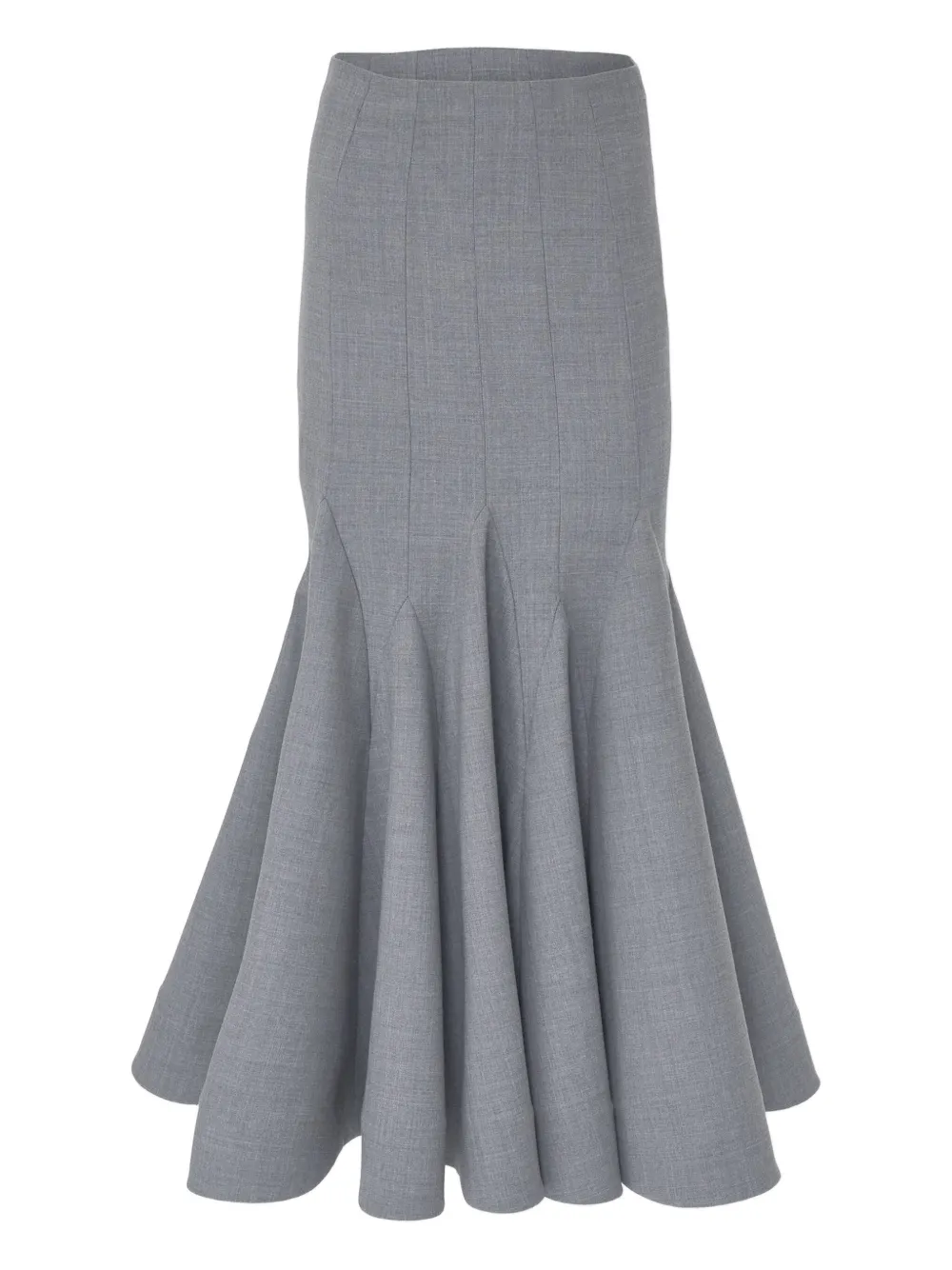 Carolina Herrera godet midi skirt | Grey | Image 1