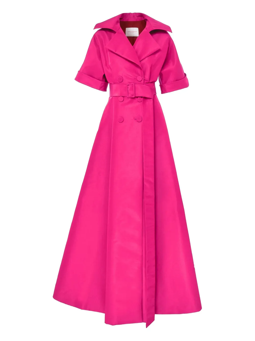 Carolina Herrera short-sleeve belted maxi dress | Pink | Image 1