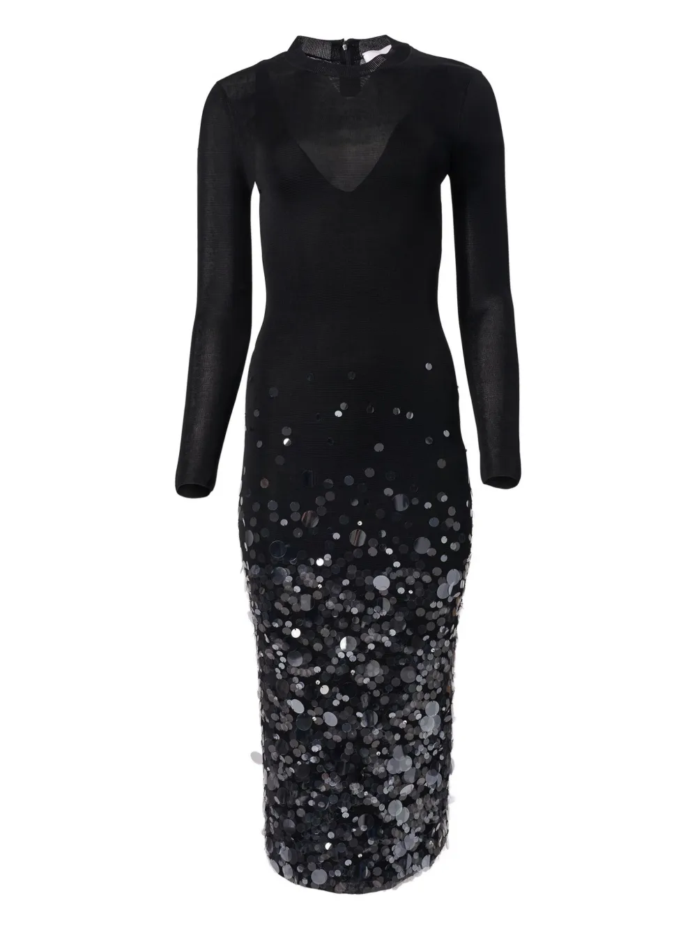 Carolina Herrera sequin-embellished midi dress | Black | Image 1