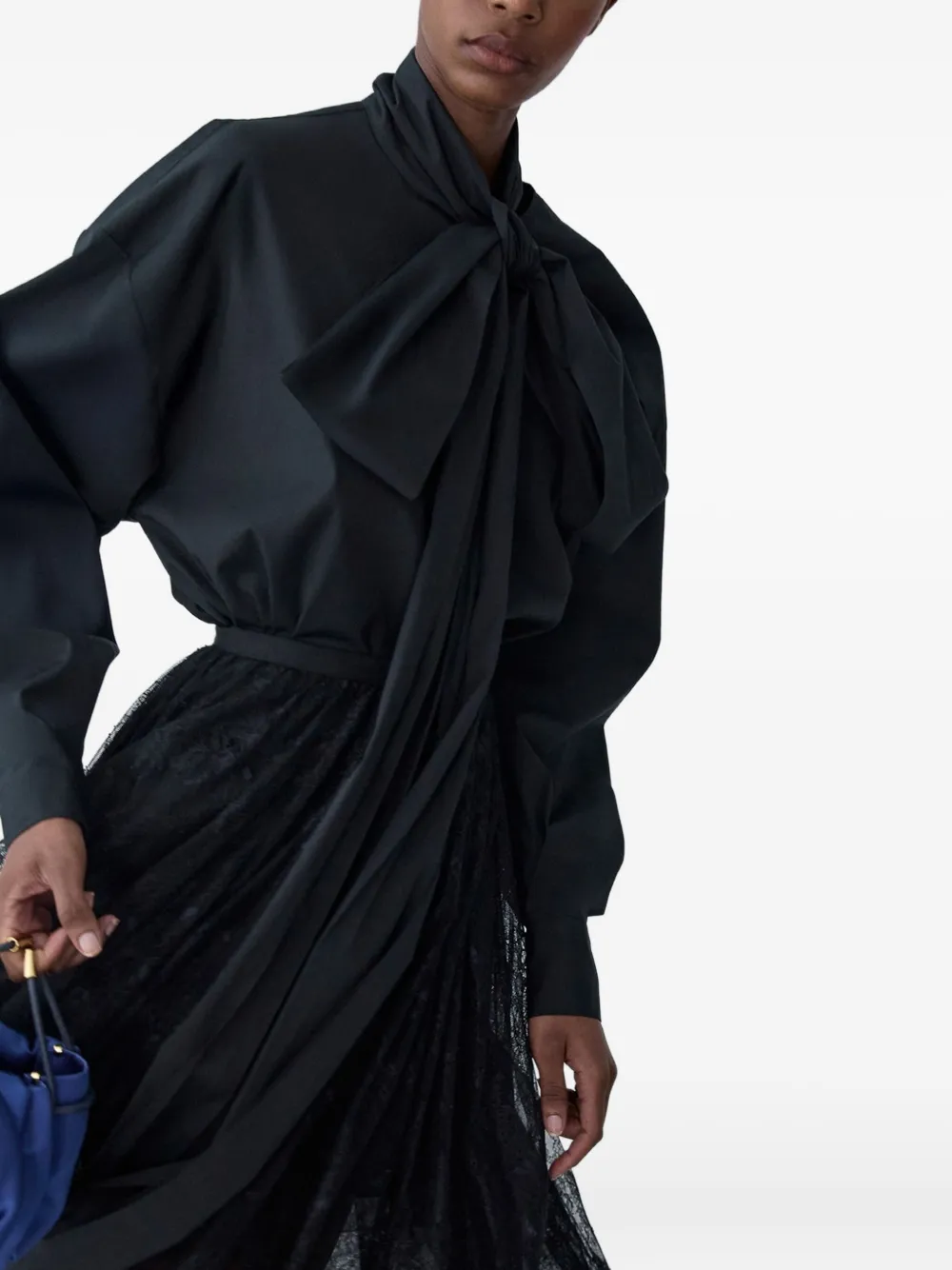 Carolina Herrera Shirt met strikdetail Zwart