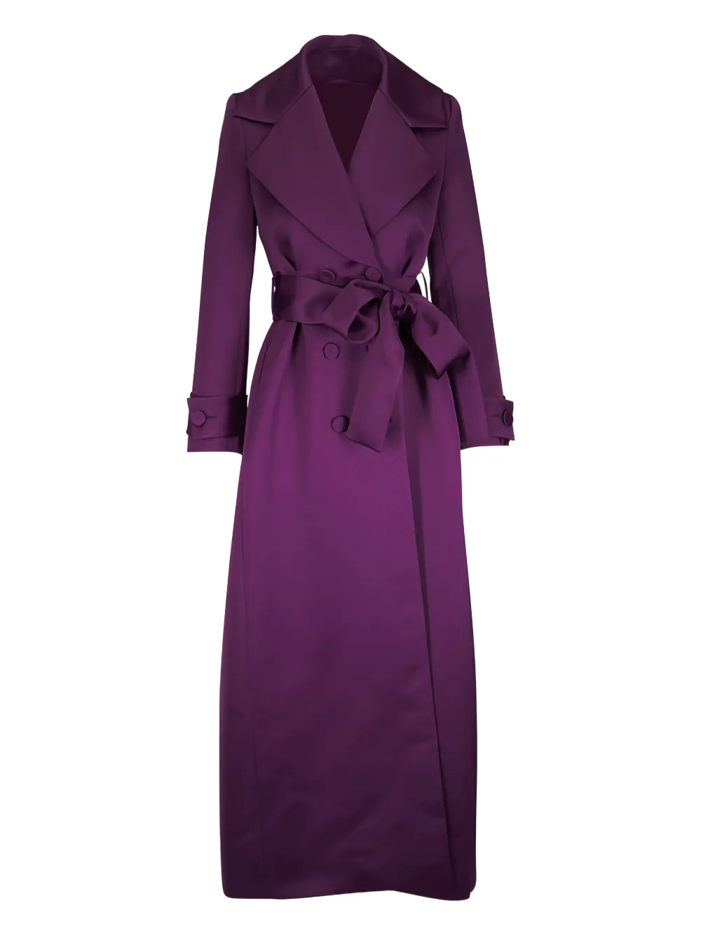 Carolina Herrera Trenchcoat mit Gürtel - Violett