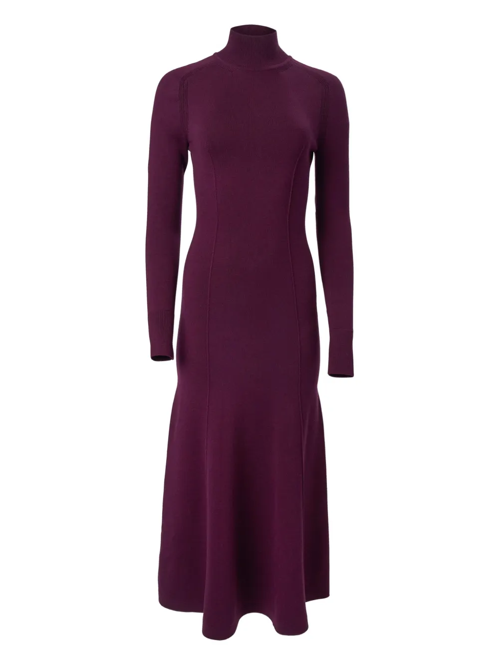 Carolina Herrera turtleneck wool-silk dress | Red | Image 1