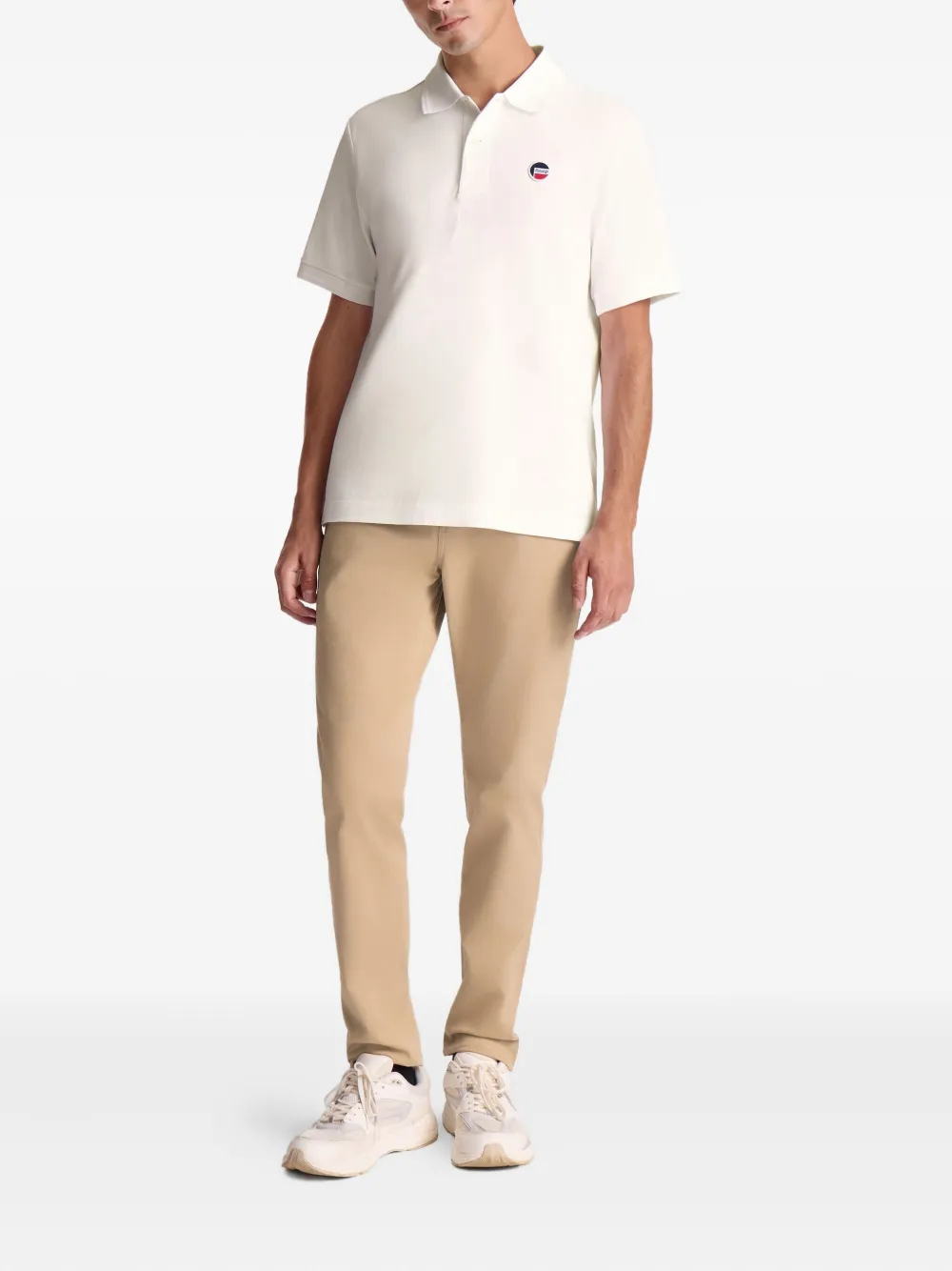 Fusalp Piqué katoenen poloshirt - Wit