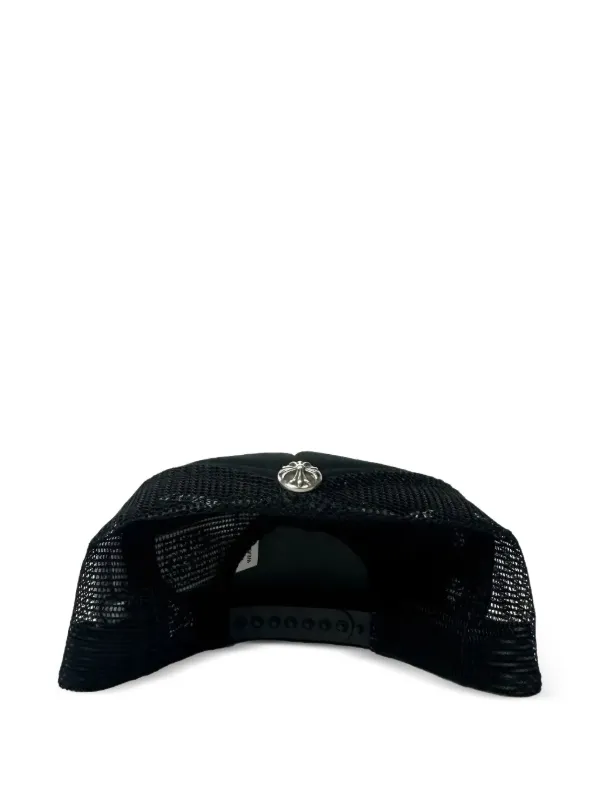 Chrome Hearts slogan-embroidered Baseball Hat | Black | FARFETCH