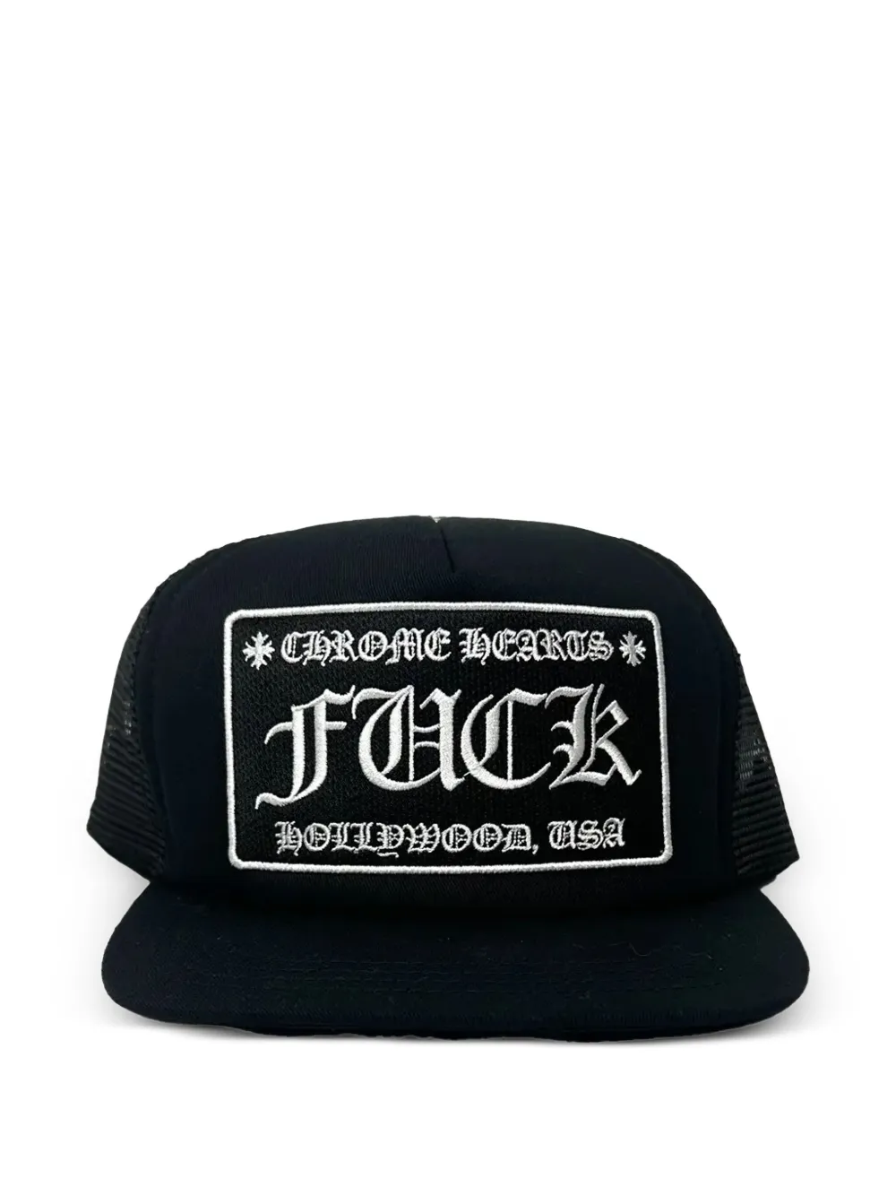 Chrome Hearts slogan-embroidered baseball hat | Black | Image 1
