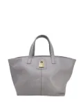 Madison.Maison x Joan Hornig lock-detail leather tote bag - Grey