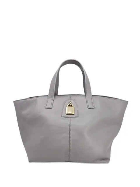 Madison.Maison x Joan Hornig lock-detail leather tote bag