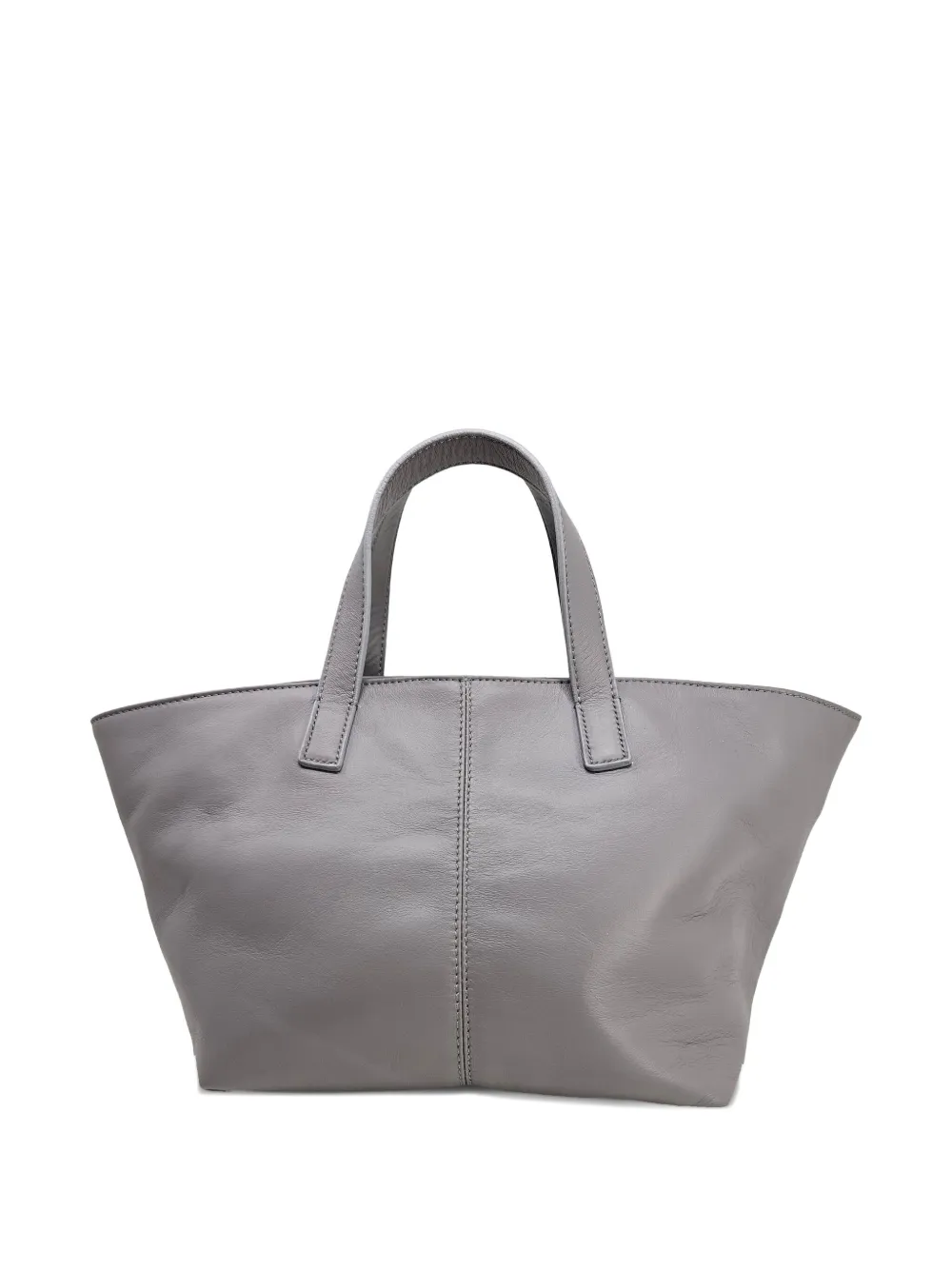 Madison.Maison x Joan Hornig leren shopper met slotdetail - Grijs