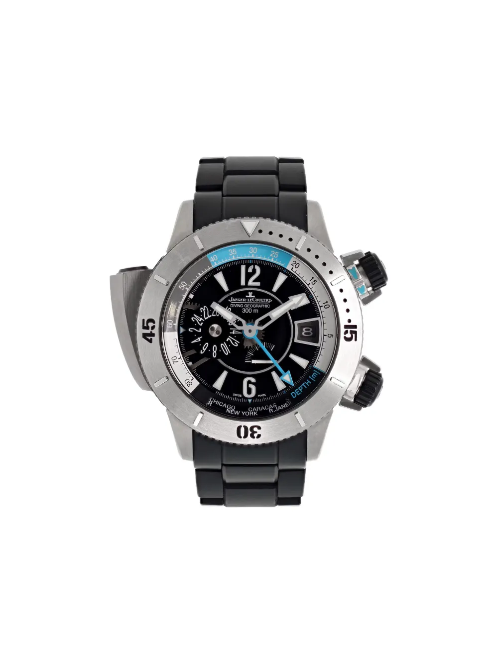 Jaeger-LeCoultre Master Compressor Diving Pro Geographic 46mm - ブラック Jaeger-LeCoultre Master Compressor Diving Pro Geographic 46mm - ブラック