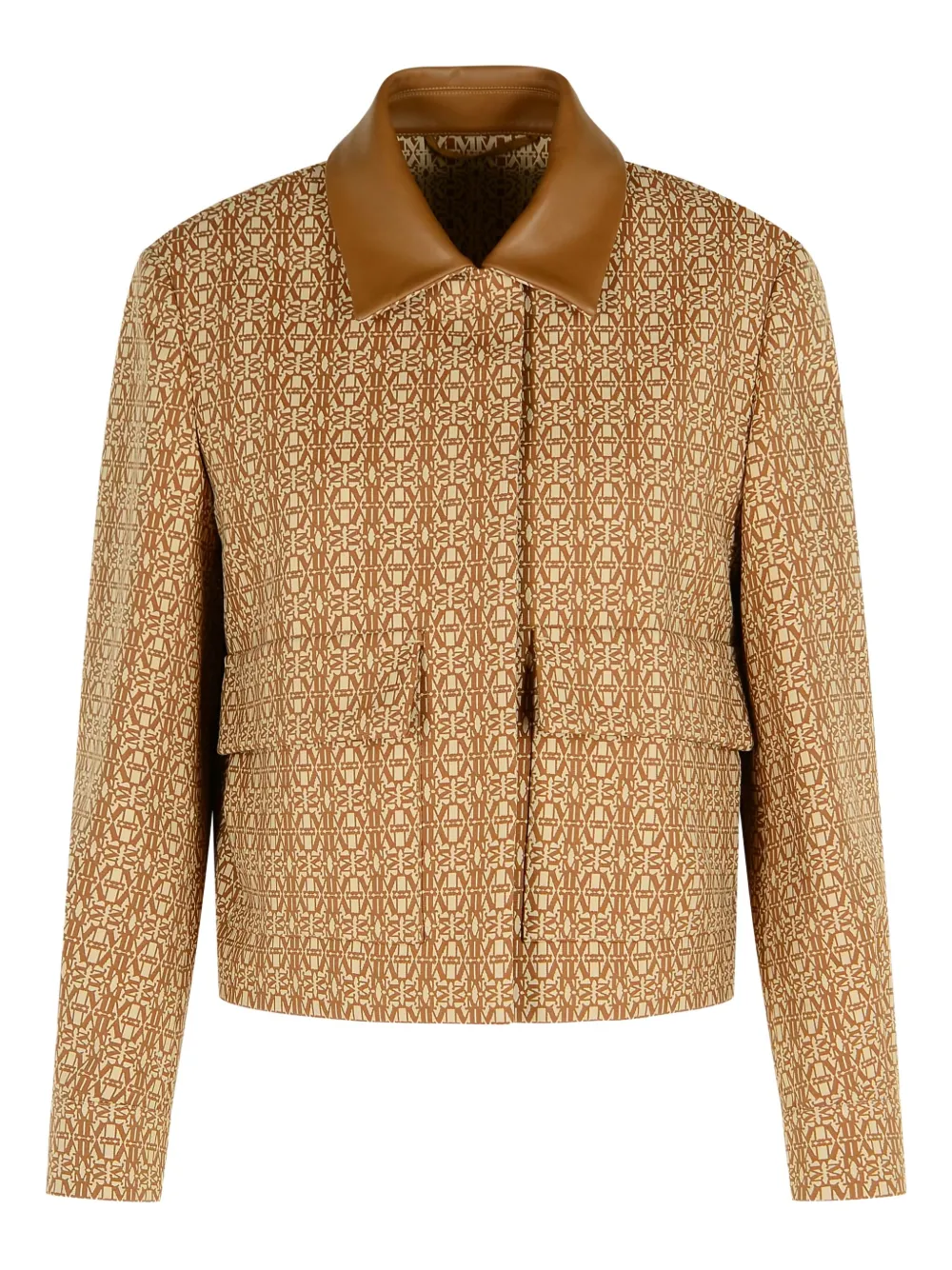 Max Mara jacquard cotton jacket Bruin