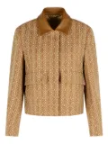 Max Mara jacquard cotton jacket - Brown