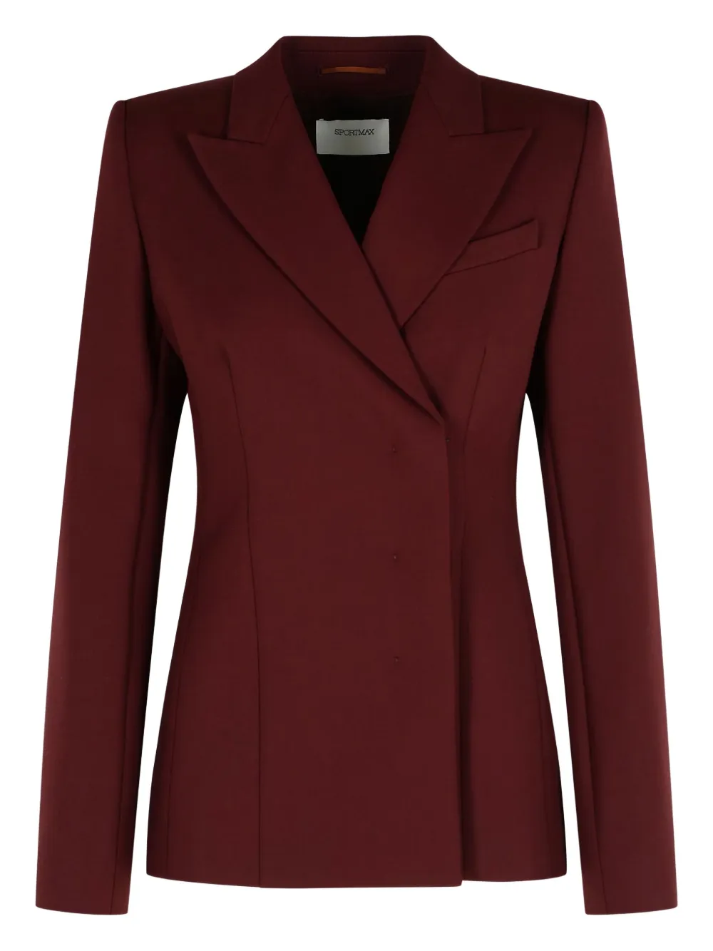 Sportmax Blazer met puntige revers Rood