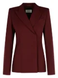 Sportmax peak-lapels blazer - Red