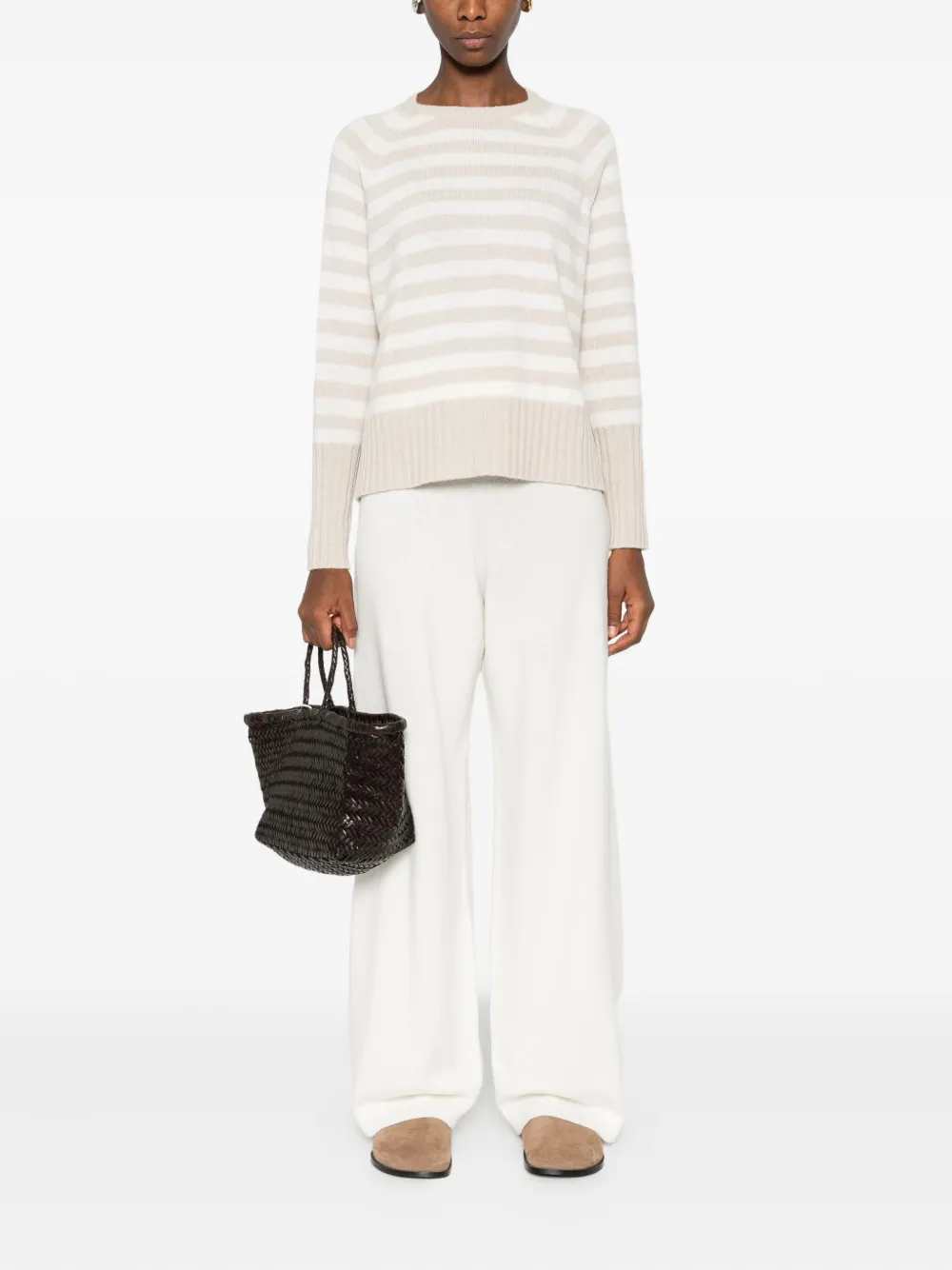 BeYou striped crew-neck sweater | Knitted Sweaters | Image 2