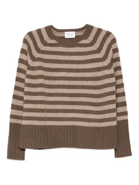 BeYou striped round-neck sweater