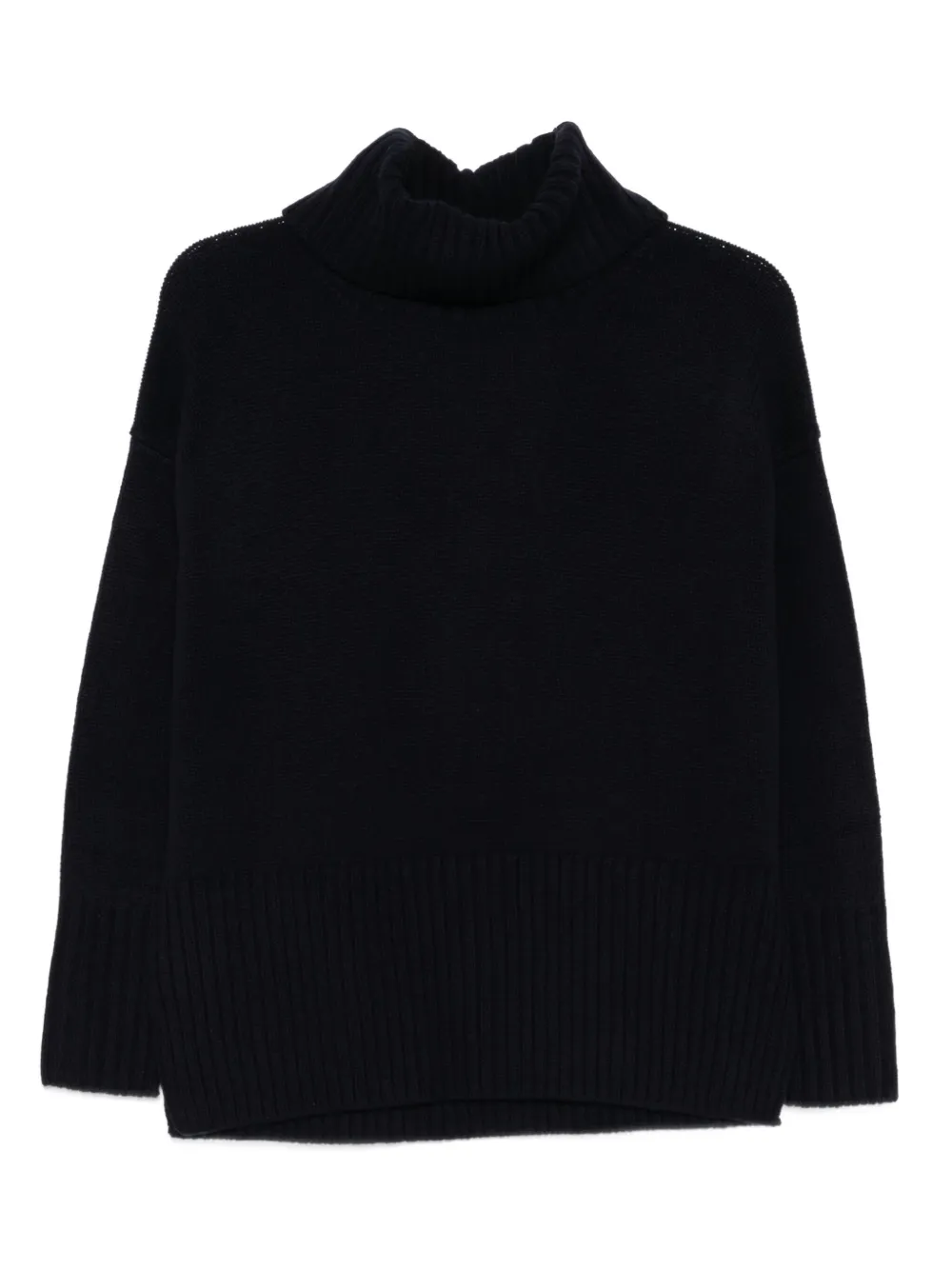 BeYou turtleneck ribbed sweater | Blue | Image 1