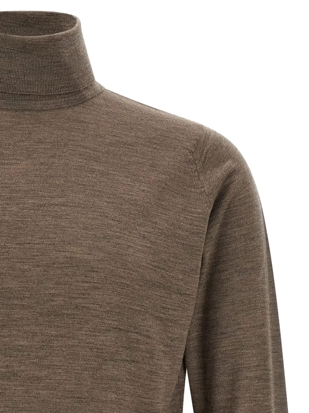 John Smedley Coltrui van merinowol Bruin