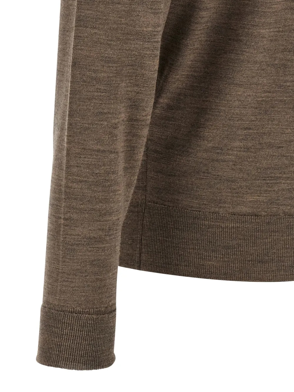 John Smedley Coltrui van merinowol Bruin