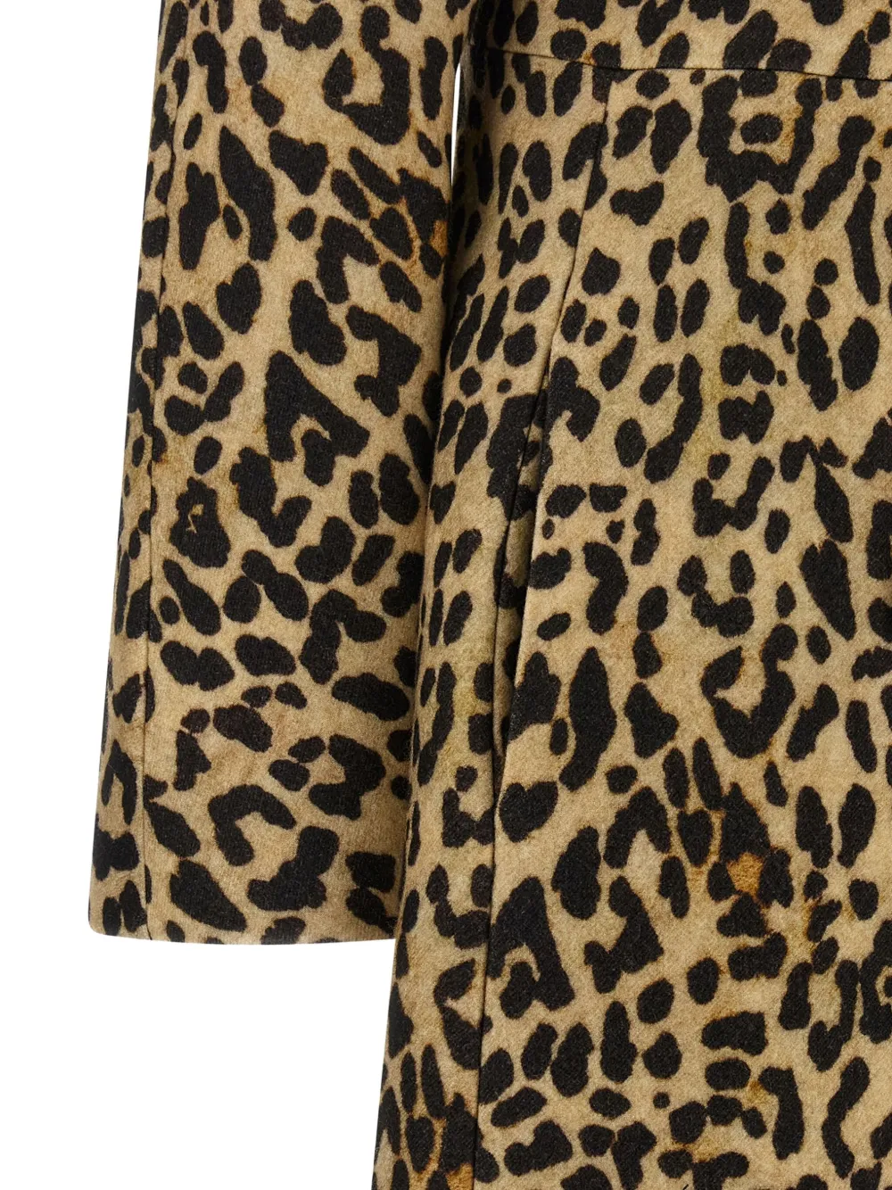 Valentino Garavani Jas met dierenprint en juwelen knopen Bruin