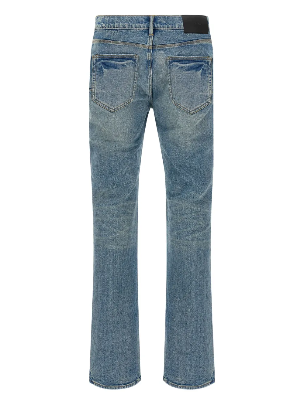 Purple Brand Jeans met logopatch Blauw