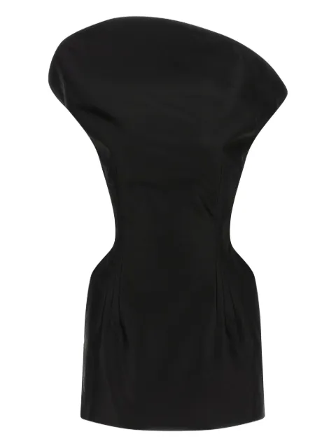 Magda Butrym asymmetrical sculpted cotton mini dress