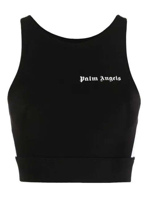Palm Angels stripe-detail performance top