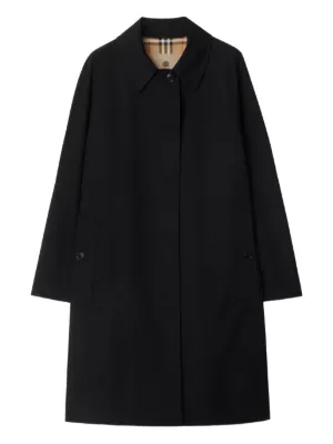 Burberry ダブルブレスト トレンチコート | ブラック | FARFETCH JP