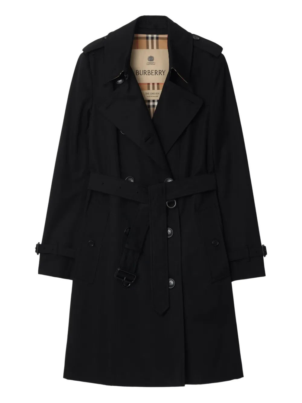 Burberry Chelsea Heritage belted trench coat | Black | Image 1